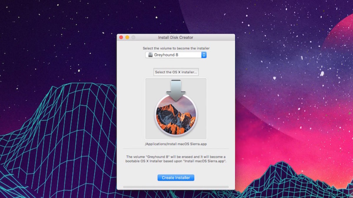 Create installer for app mac desktop